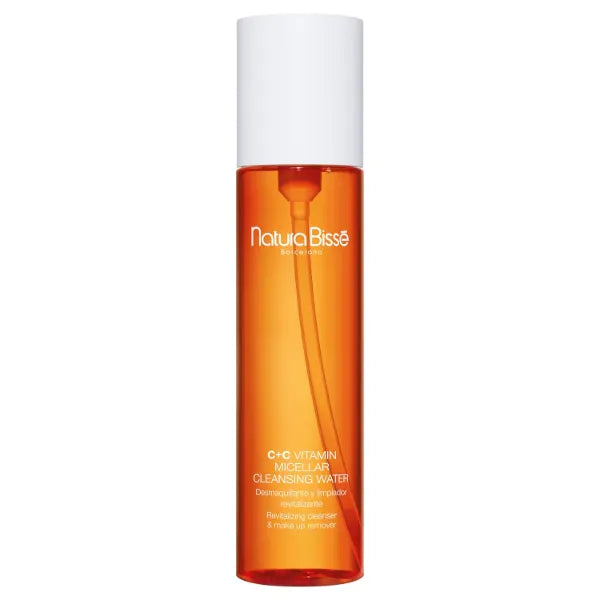 Natura Bissé C+C Vitamin Micellar Cleansing Water, Revitalizing Cleanser & Makeup Remover, Cleanses, Revitalizes & Hydrates, 7 Oz