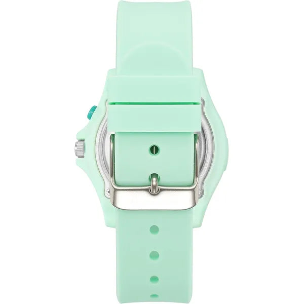 Armitron Sport Women's Easy to Read Silicone Strap Watch, 25/6452, Mint Green