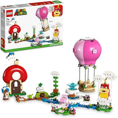 LEGO Super Mario Peach’s Garden Balloon Ride Expansion Set 71419 Building Toy Set (453 Pieces)