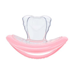Curaprox Baby Pacifier, Toxic Free, BPA Free Dummy/Pacifier With Orthodontic Design To Prevent & Fix Misalignments - Calms & Relaxes Babies (Pink, 2)