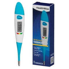 HealthWise 10-Second Flexible Tip Digital Thermometer