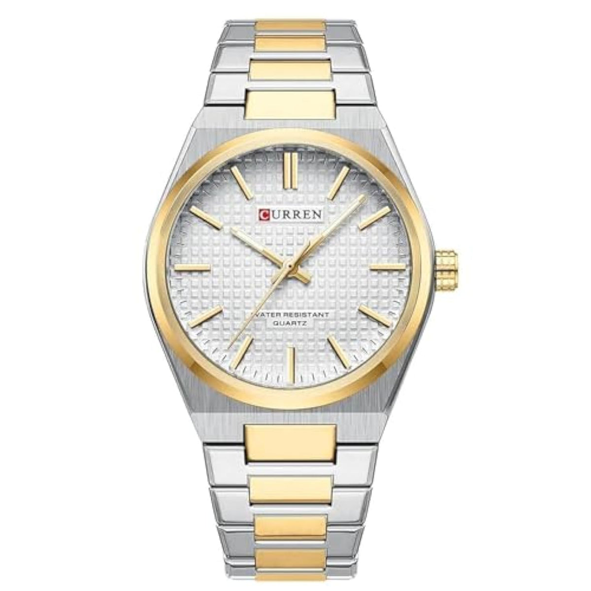 CURREN 8439 Sport Men Watch Top Brand Luxury Original Waterproof Male Clock Gold Stainless Steel Quartz Man Wristwatch
