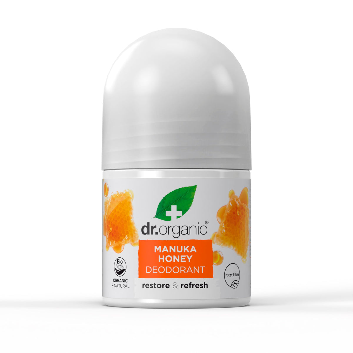 Dr. Organic Dr Organic, Organic Manuka Deodorant, Natural, Vegetarian, Cruelty Free, Paraben & Sls Free, Aluminium Free, For Women & Men, 50Ml