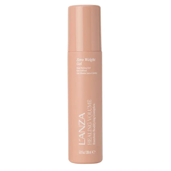 L'ANZA Healing Volume Zero Weight Gel, Extra Hold Hair Gel Dramatically Boosts Shine, Volume, and Thickness of Fine Flat Hair, And Styling Gel For Edge Control, Braiding & Hair Styling (6.8 Fl Oz)