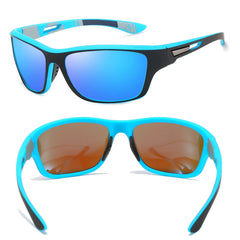 Sports Sunglasses Polarized For Mens Womens Driving Fishing Running Wrap Around Sun Glasses Unbreakable Frame Goggles with Glasses rope Strap UV Protection