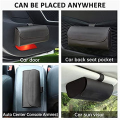 ELECDON Sunglasses Holder for Car Sun Visor, Universal Auto Eyeglasses Organizer Box, Vehicle Visor Accessories Glasses Protective Storage Case with Hidden Magnetic Closure for Woman Man