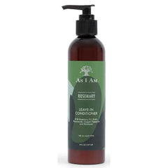 As I Am Rosemary Leave In Conditioner 8 Fl Oz with Biotin & Saw Palmetto