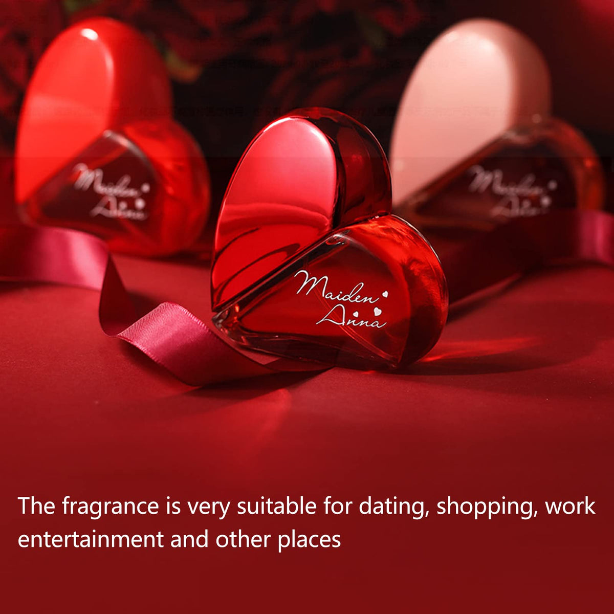 Lady Perfume, Long Lasting Eau de Perfume, Fruit Floral Fragrance Christmas Thanksgiving Birthday Valentine's Day Gift for Dating Work - 50ml