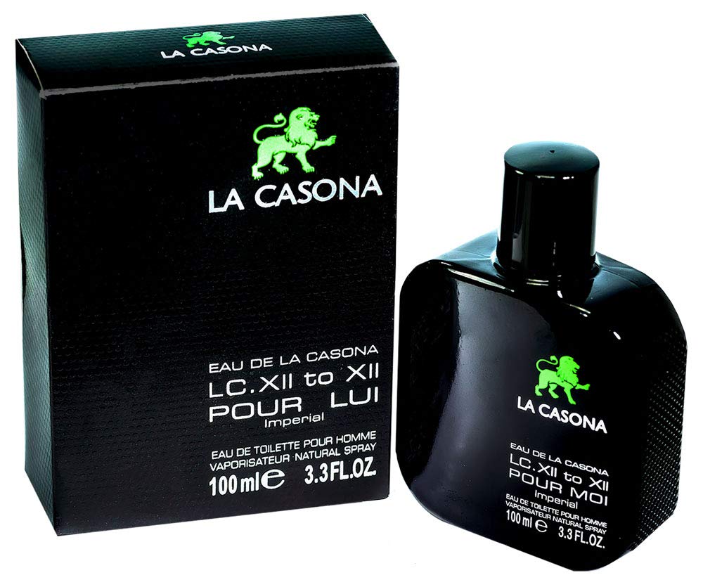 La Casona Black Imperial with Roll-on Perfume, 10ml