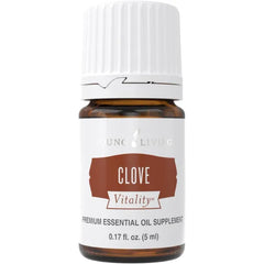 Young Living Clove Vitality 5 ml Premium Essential Oil Supplement for Dietary Antioxidant & Immune Support Spicy Flavor for Cooking, Baking, & Teas