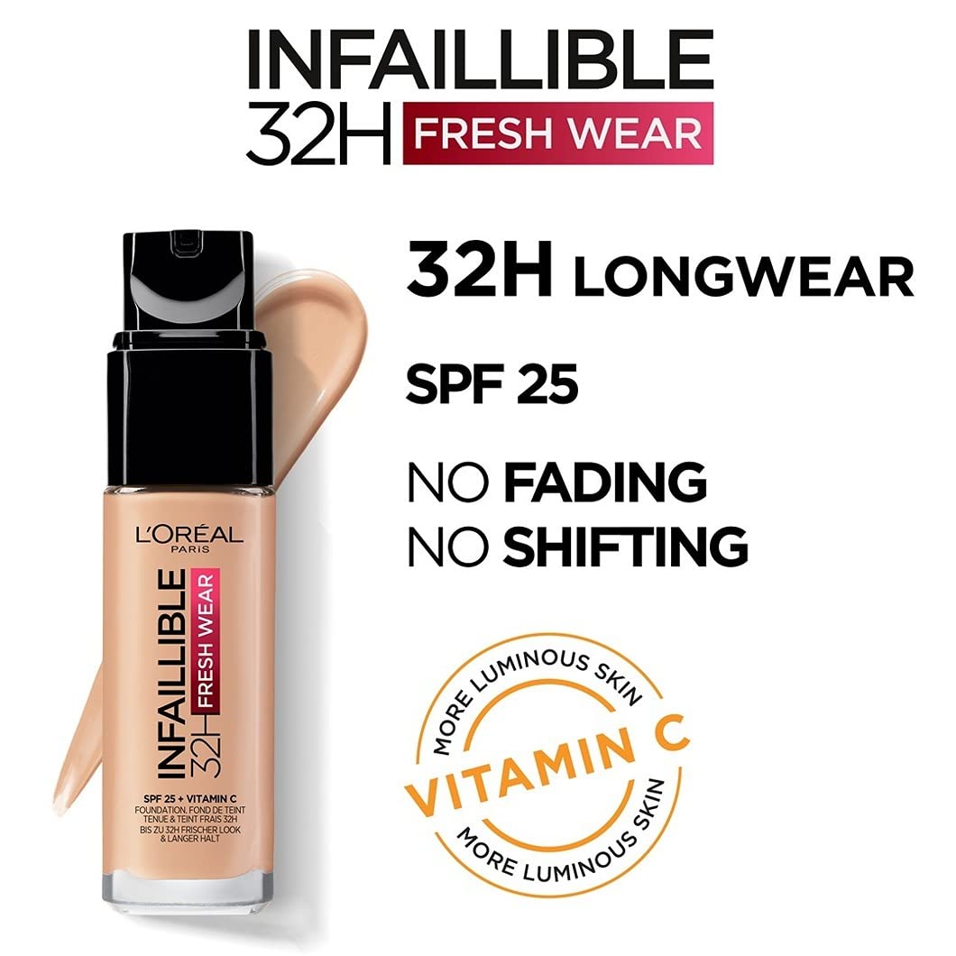 L’Oréal Paris Infallible Liquid Foundation 32H Fresh Wear - 140 Beige Dore