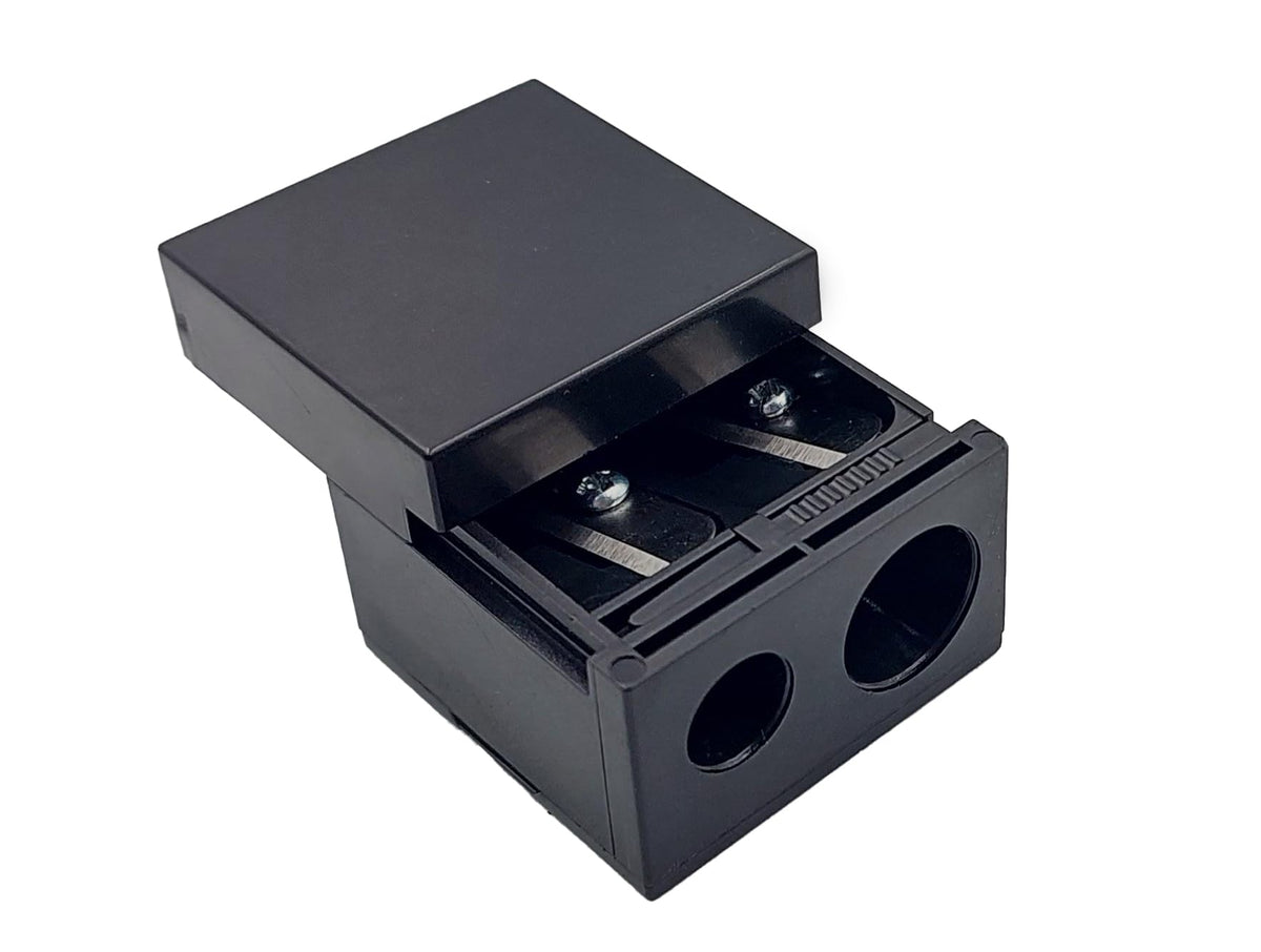 Cosmetic Pencil Sharpener, For Eyeliner, Lip Liner, and More, Black Color