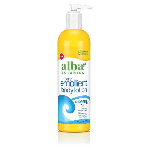 Alba Botanica Very Emollient Body Lotion, Ocean Surf, 12 Fl Oz