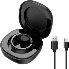 Smart Ring Charging Case, Only Compatible Fitness Ring with Magnetic Charging Port, Portable Smart Ring Charger Cable for R02 R03 R06 R11M R8 H01 R02 SR05