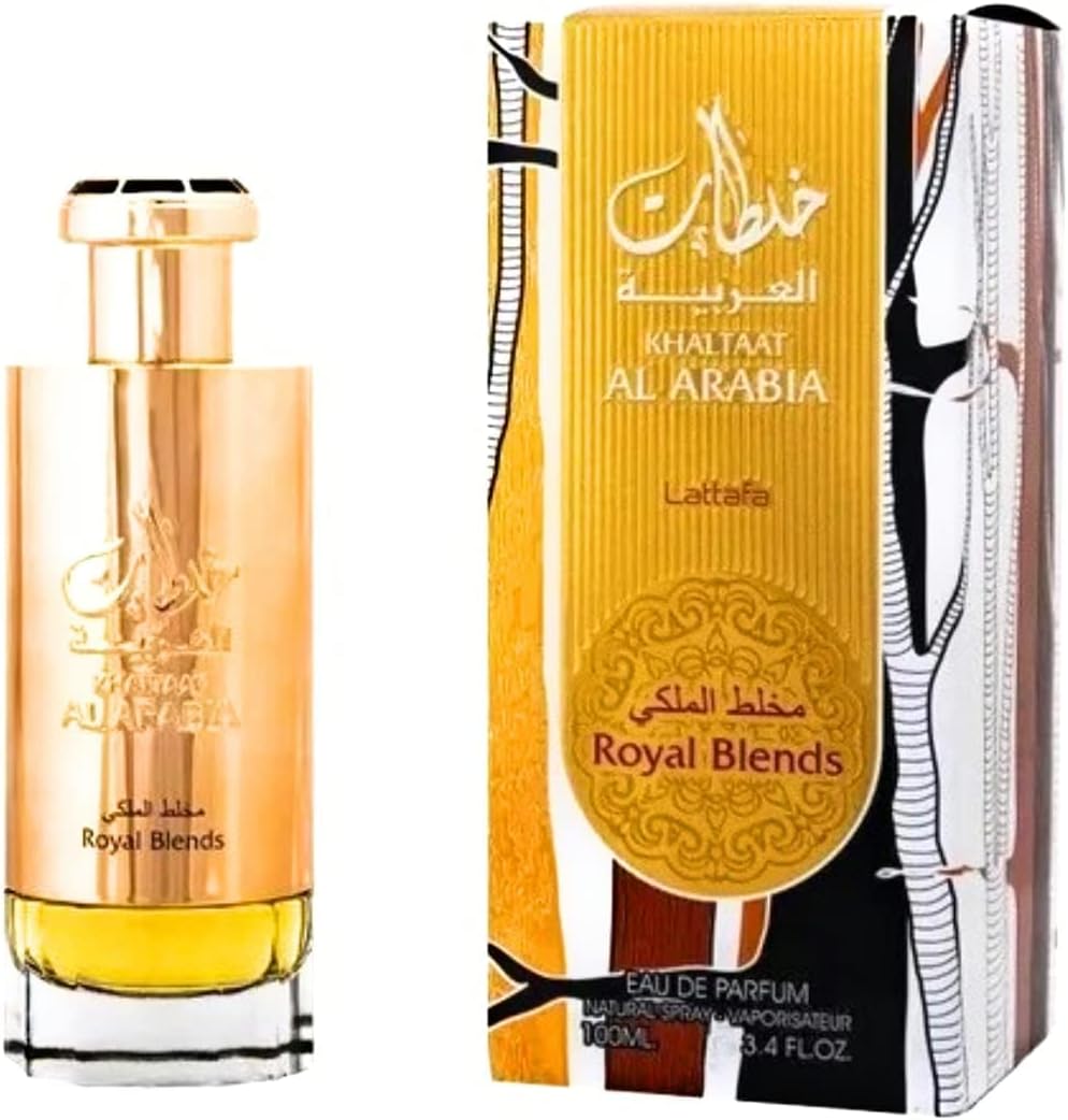 Lattafa Prestige Khaltat Al Arabia for Unisex Eau de Parfum Spray, 3.4 Ounce