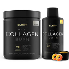 TERRA ELMNT Unflavored Powder and Peach Ring Liquid Collagen Bundle