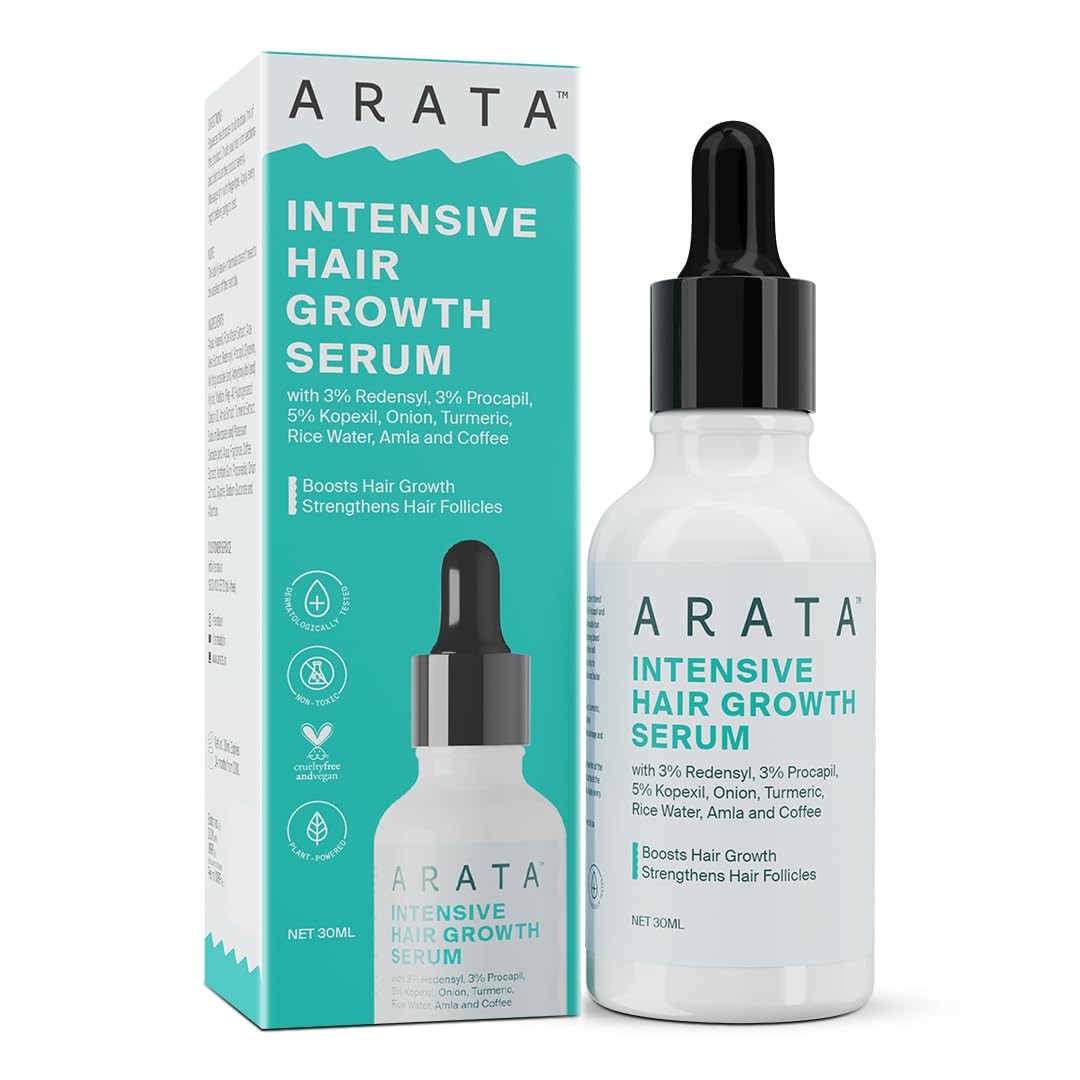 Arata Intensive Hair Growth Serum - 3% Redensyl, 3% Procapil (30 ml)