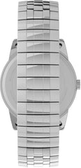 Timex Men's Easy Reader 38mm Perfect Fit Watch – Two-Tone Case White Dial with Two-Tone Expansion Band - Silver