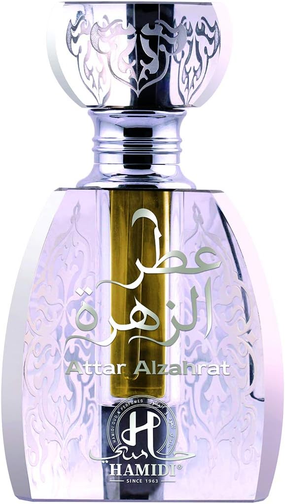 Attar Al-Zahrat for Unisex Pure Concentrated Oil, 12ml for Non Alcoholic Attar, by Hamidi from the House of Sterling