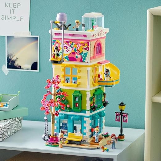 LEGO 41748 Friends Heartlake City Community Centre Modular Building Set, Toy Birthday Gift Idea for Kids, Girls, Boys with Art and Recording Studios, Gaming Room plus Pickle the Dog and More