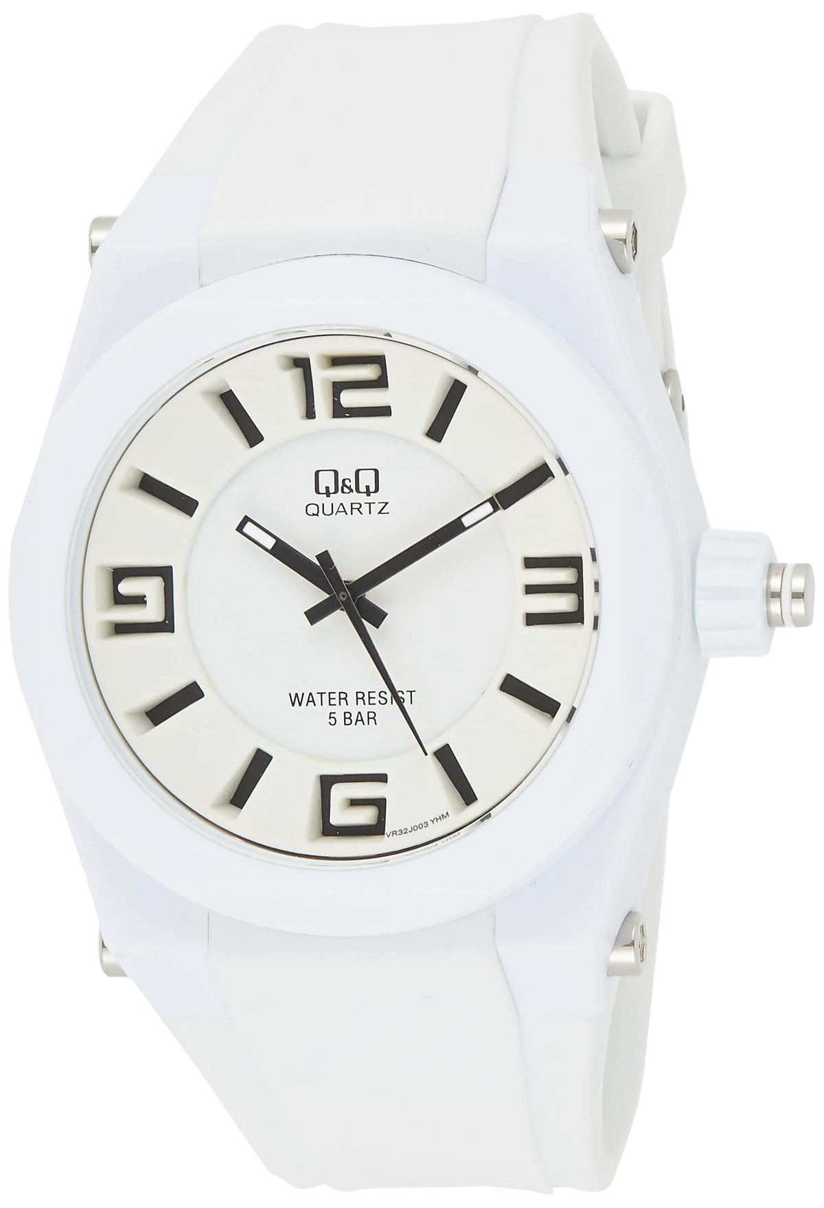 Q&Q For Unisex Dial Silicone Band Watch