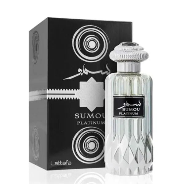 Lattafa Sumou Platinum Eau de Parfum Spray for Unisex - 3.4 Ounce