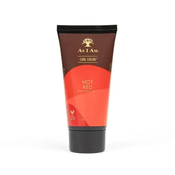 As I Am Curl Color Hot Red 3 oz Temporary Color & Curling Gel Medium Hold