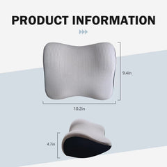 Car Headrest Pillow - Ultra Soft Neck Support for Driving, Adjustable Strap