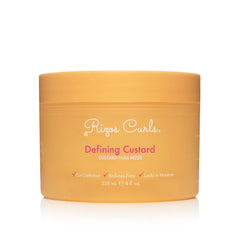 Rizos Curls Defining Custard – Long Hold, Shine & Frizz Control – Defines & Moisturize All Curl Types: Wavy, Curly, Coily – Sulfate & Paraben Free, 8 Fl Oz