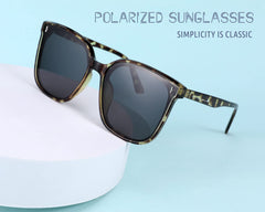 FEISEDY Women Oversized Vintage Polarized Sunglasses Square Cute Trendy Classic Simple Men B2758