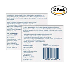 CeraVe Night Cream for Face | 2 Pack (1.7 Ounce Each) | Skin Renewing Night Cream with Hyaluronic Acid & Niacinamide | Fragrance Free