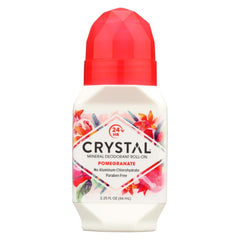 Crystal Essence Mineral Deodorant Roll-On (Pomegranate, 2.25oz)