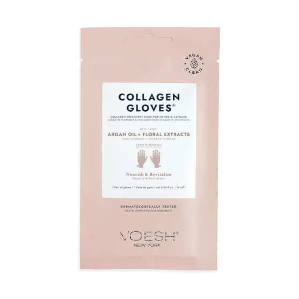 VOESH Collagen Gloves For Hands - Collagen Hand Spa Moisturizer - Repairing Hand Glove Masks for Moisturizing Dry Skin - K-Beauty Korean Skincare, 0.54 Fl Oz
