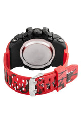 Invicta Activa Digital Herren Armbanduhr - Quarzuhrwerk - Kunststoff - Red / Black