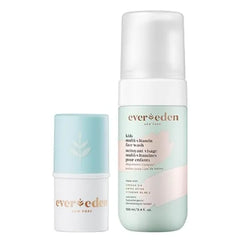 Evereden Kids Face Wash Melon Juice,  & Lip Balm, Clean and Non Toxic Products Multi Vitamin Skin Care for Kids