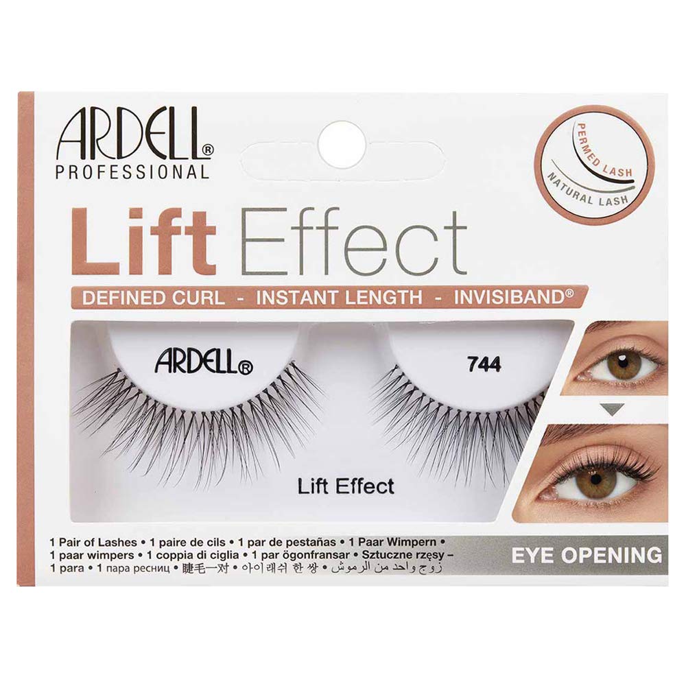 Ardell Strip Lashes Lift Effect 744- Natural Curl & Volume (1 Pair)