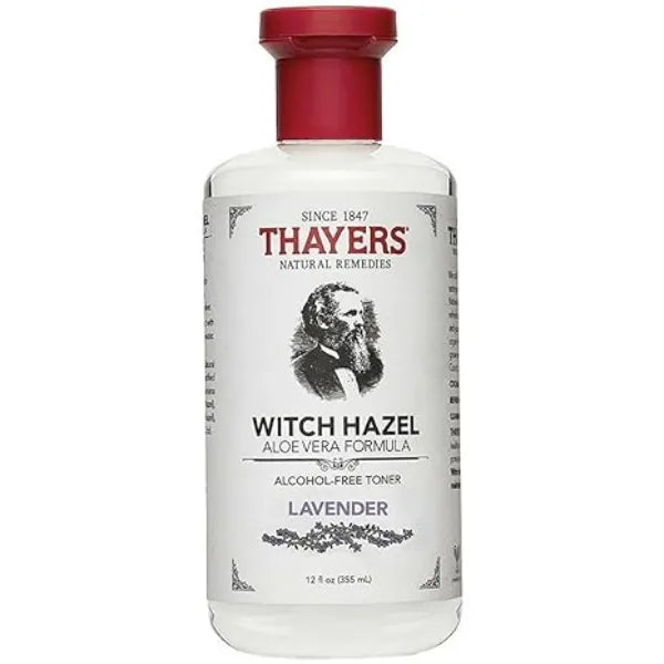 Thayers Alcohol-Free Witch Hazel with Organic Aloe Vera Formula Toner, Lavender 12 oz ( 355 ml )