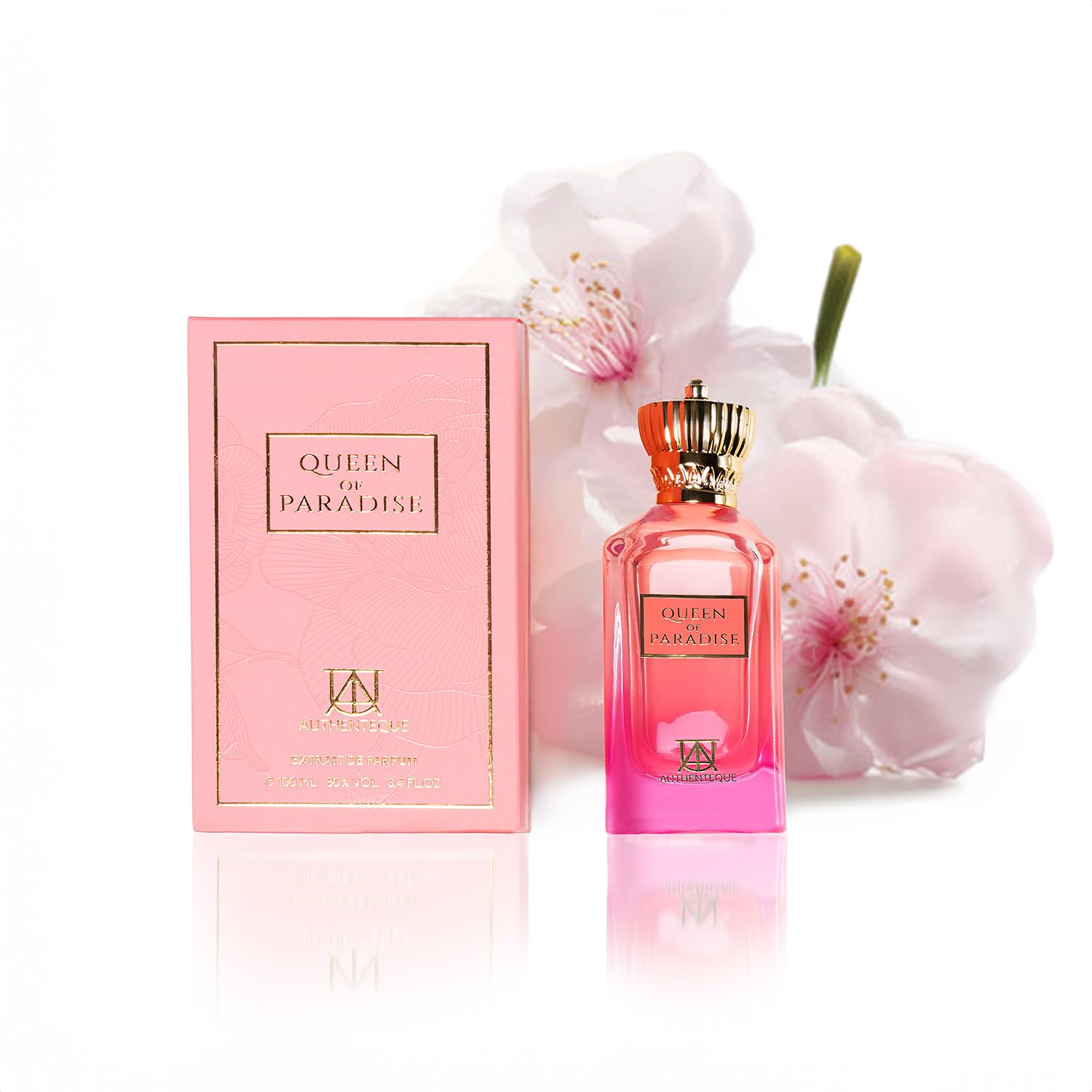 AUTHENTEQUE - Queen of Paradise - Perfumes for Women - Inspired by YSL Libre - Long Lasting and Addictive Personal Womens Perfume - Luxury Fragrance from Dubai - Extrait De Parfum 3.4oz (100 Ml)