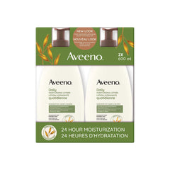 Aveeno active naturals Daily Moisturizing Lotion, moisturizes for 24h, 2 x 600 ml