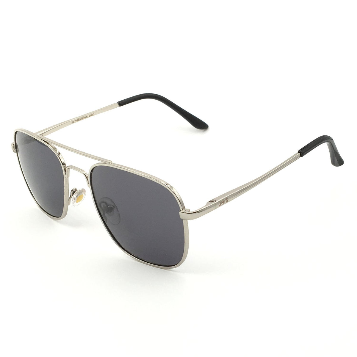 J+S Premium Military Style Classic Aviator Sunglasses, Polarized, 100% UV protection for Men Women