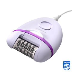 Philips Corded Compact Epilator BRE27500 Satinelle Essential Purple