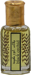 aabak al sahraa عبق الصحراء Black Orchid Attar, Non Alcoholic Arabic Oud for Men and Women, 12 ML, Long Lasting Oil Based Fragrance for Men and Women Containing Oud and Orchid Flower With Vetiver