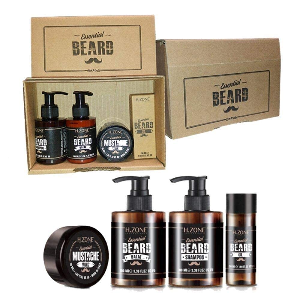 Renee Blanche H Zone Beard Shampoo, Wax, Oil and Balm Set