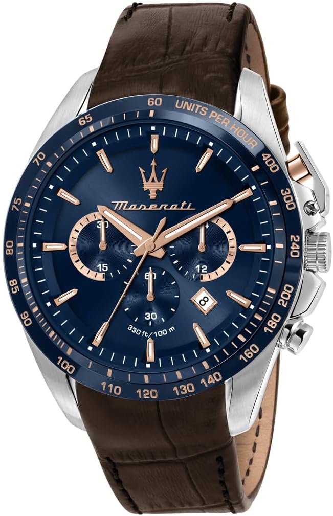 Maserati Men's Watch Traguardo Limited Edition, Chronograph, quartz watch - R8871612037 - Brown