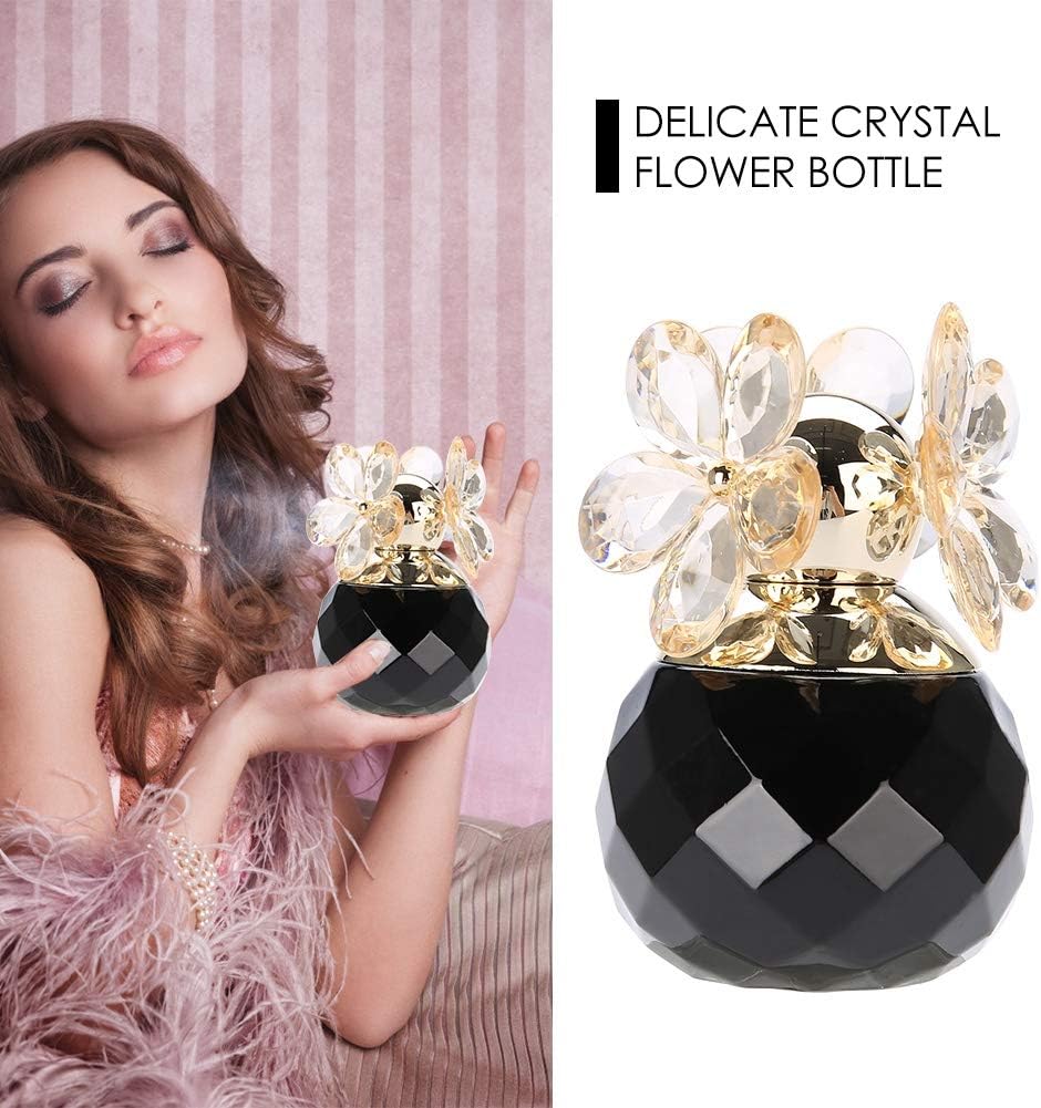 Women Perfume, Natural Floral Fruity Fragrance, Long Lasting Fragrance Spray Perfume, Birthday Gift, Fresh Female Perfume, Eau de Toilette for Women, Unique Gift(Black)