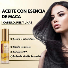 Karseell MACA CARE SYSTEM Set of 2 Purple Hair Mask + Argan Oil Repairs Dyed Hair Matizer for Blonde and Grey Hair Lightener Dry and Damaged Hair - 500ml + 50ml