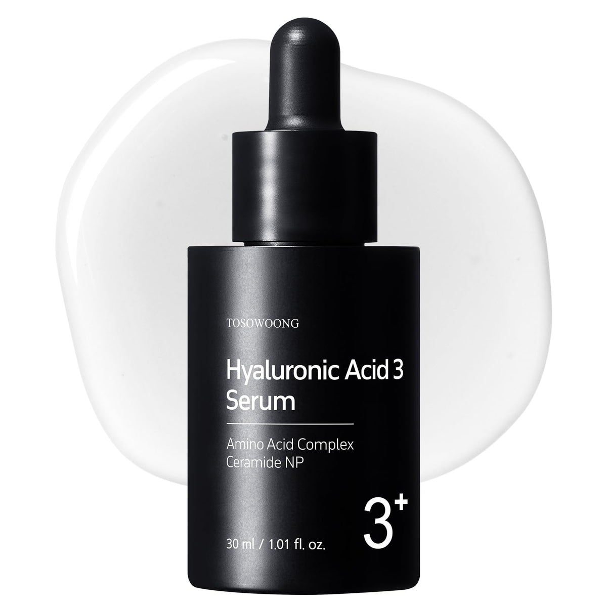 Tosowoong Hyaluronic Acid Serum 3% with Sodium Hyaluronate 30,030ppm - Hydrating and Moisturizing Facial Serum, Korean Skin Care, 30ml, 1.01 fl oz
