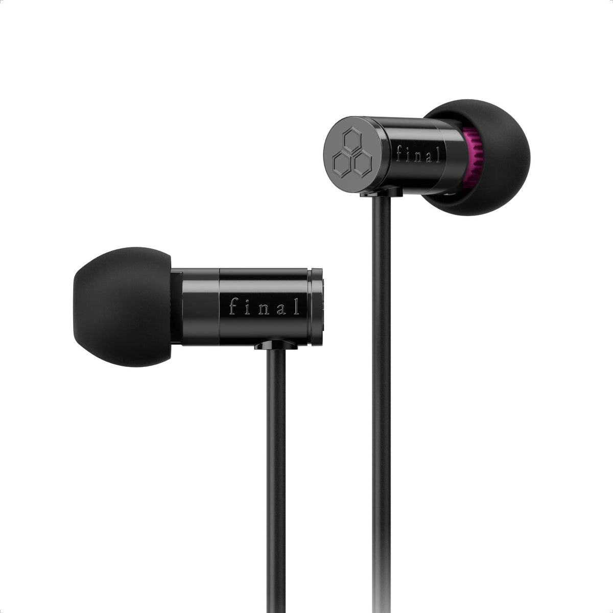 Final Audio E1000 Noise Canceling In-Ear Headphones - Black