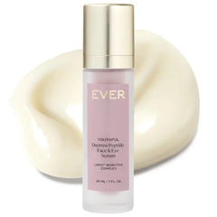EVER Youthful Quattro Peptide Face & Eye Serum with LSR10 — 1 FL OZ — Firming, Smoothing Treatment For Lines Around Eyes, Mouth and Face