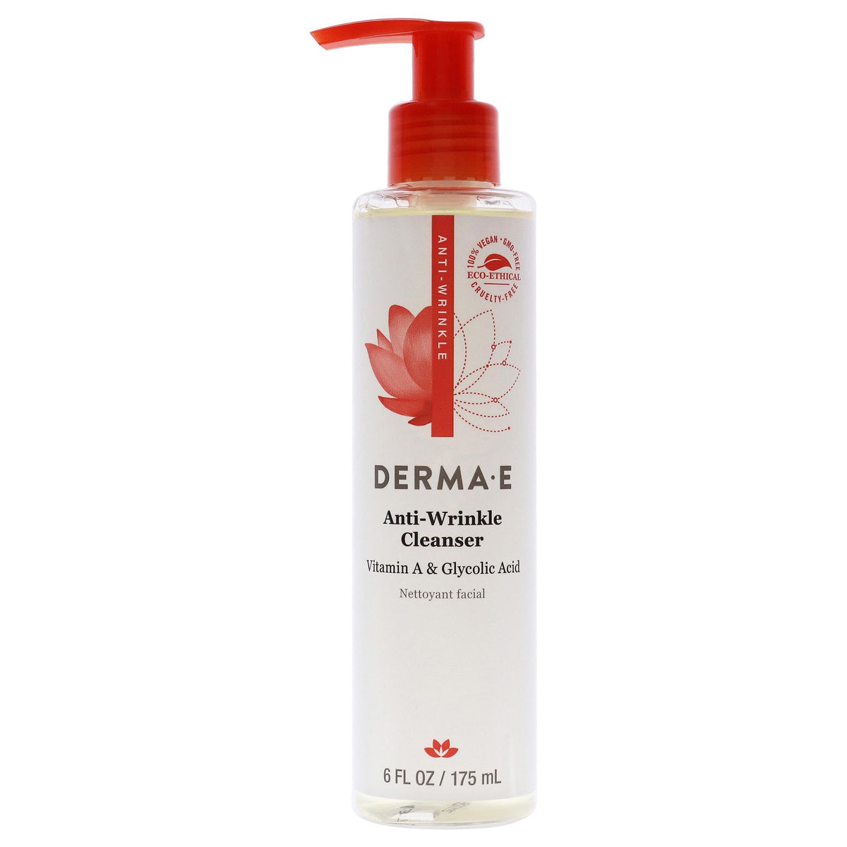 Derma E Anti-Wrinkle Vitamin A And Glycolic Cleanser, 175 Ml